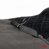 Mata na siedzenie fotel koralikowa czarna koraliki do samochodu 45x120cm CSM-16 AMIO-04429