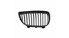 Grill sportowy pojedyncze żeberka Matt Black BMW 1 E81 E82 E87 E88 przed liftem 2004-2007
