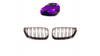 Grill sportowy podwójne żeberka Chrome & Black BMW 3 E92 E93 przed liftem 2005-2010