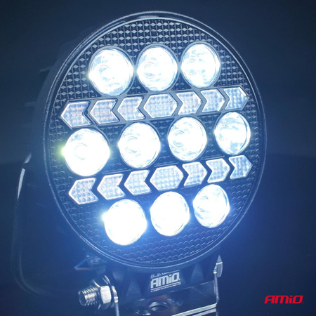 Lampa robocza halogen LED szperacz AWL76 45W 3000LM 12V 24V AMIO-04420
