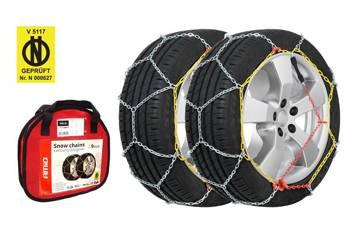Łańcuchy śniegowe Ö-Norm 9mm + BAG KNS-60 AMIO-02315