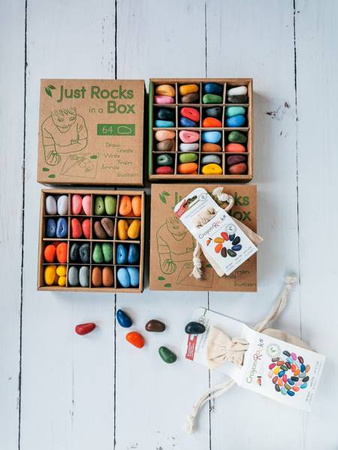 Kredki Crayon Rocks w pudełku 64 sztuki - 16 kolorów
