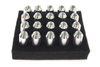 Nakrętki JBR 60mm M12 x1.25 SILVER