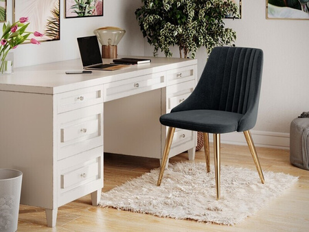 KRZESŁO BECKERTI NOWOCZESNY STYL TAPICEROWANE ELEGANCKIE SALON KUCHNIA
