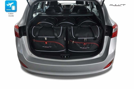 HYUNDAI i30 WAGON 2012-2017 TORBY DO BAGAŻNIKA 5 SZT