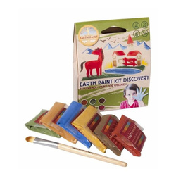 Zestaw farb z pędzelkiem Natural Earth DISCOVERY 6 szt.