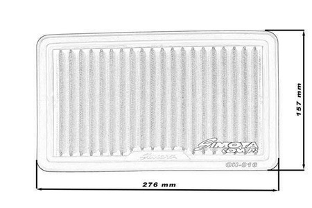 Wkładka SIMOTA OH016 276X157mm