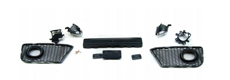 Zderzak Sport Chrome Black Do Audi A3 8p 08-12