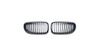 Grill sportowy pojedyncze żeberka Matt Black  BMW 3 (E90) Sedan (E91) Touring Facelift 2008-2011