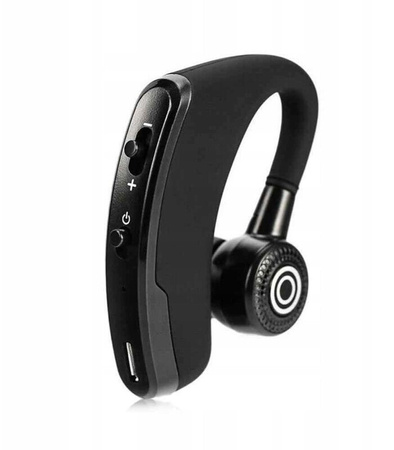 ZESTAW SŁUCHAWKOWY BLUETOOTH SŁUCHAWKA BEZPRZEWODOWA DO UCHA ŁADOWANIE USB