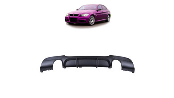 Tylny dyfuzor Matt Black BMW 3 E90 E91 2004-2011