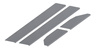 Progi Long Line Citroen C1 I Hatchback 5 2005-2013 - Połysk