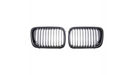 Grill sportowy pojedyncze żeberka Matt Black BMW 3 E36 Compact Facelift 1996-1999