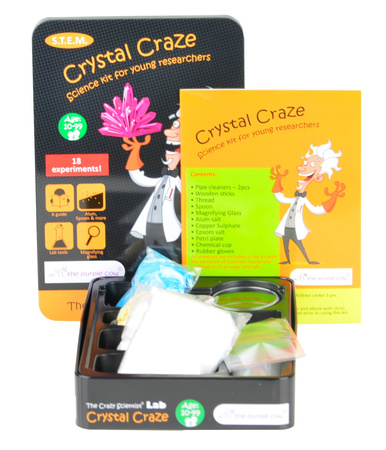 Zestaw do robienia eksperymentów The Purple Cow - Kryształowy szał