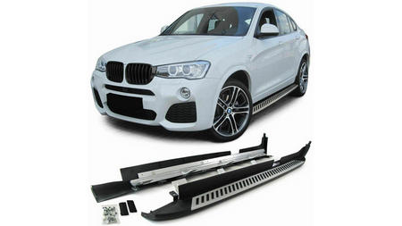 Stopnie boczne z aluminium BMW X4 F26 2014-2018