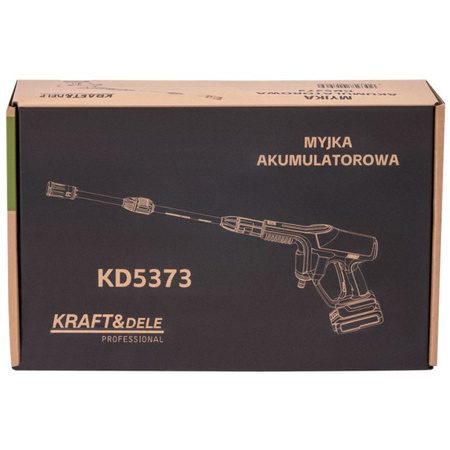 MYJKA WYSOKOCIŚNIENIOWA AKUMULATOROWA 21V 3Ah KD5373