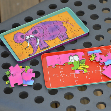 Gra magnetyczna The Purple Cow - Puzzle