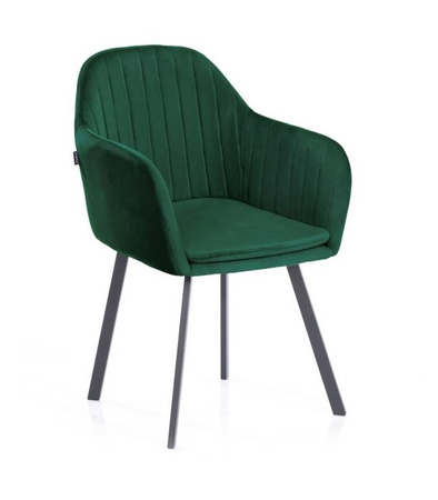 KRZESŁO TRENTO TAPICEROWANE NOWOCZESNY DESIGN FOTEL WELUR SALON JADALNIA
