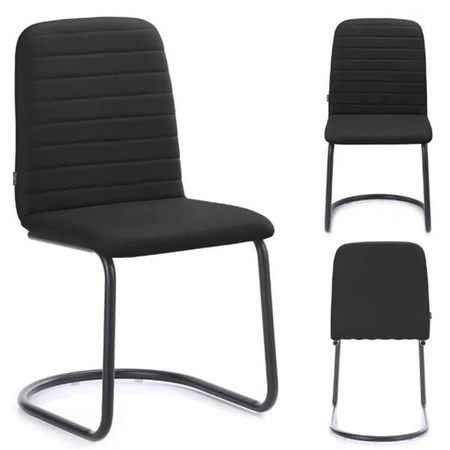 KRZESŁO CARDIN TAPICEROWANE EKOSKÓRA NOWOCZESNY DESIGN SALON JADALNIA KUCHNIA