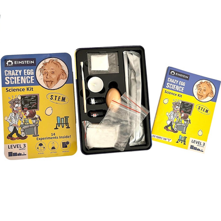 Zestaw do robienia eksperymentów The Purple Cow Einstein - Szalone Jajko