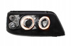 Lampy przednie reflektory VW T5 angel eyes black F