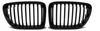 Grill przedni nerki matt black do Bmw X1 E84 09-12