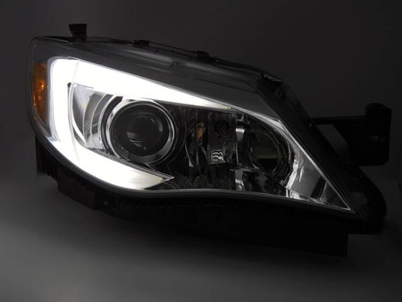 Lampy reflektory chrome LED do Subaru WRX 08-14