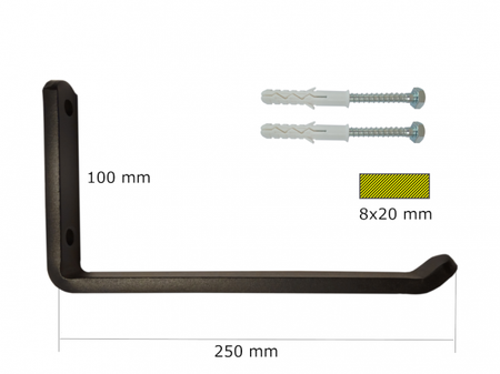 Wieszak 8x250 Wieszaki24