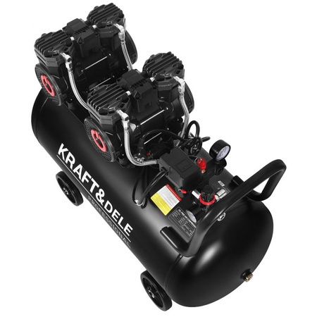 Kompresor bezolejowy 100L 2x2200W KD4083