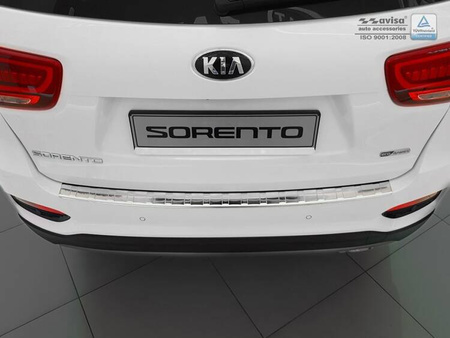 Nakładka na zderzak tylny do Kia Sorento 3 (Stal)