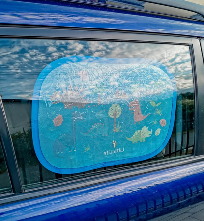 Osłonki elektrostatyczne LittleLife do samochodu - Dinozaur