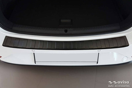 Nakładka na zderzak tylny Seat Leon 4  Kombi (Czarny Mat)