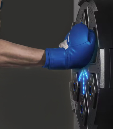 TABLICA BOKSERSKA INTELIGENTNA TRENINGOWA ŚCIENNA ELEKTONICZNA TRENAŻER MUZYKA BLUETOOTH DO TRENINGU ĆWICZEŃ BOKSU