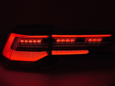 Lampy diodowe red LED bar do VW Golf 8 VIII 19-24