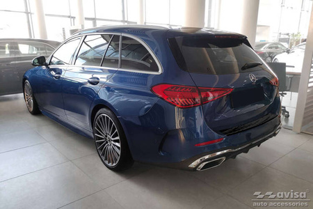 Nakładka na zderzak tylny do Mercedes C-Class V T-Model AMG S206 (Czarna)
