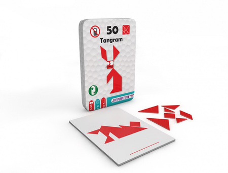 Podróżne łamigłówki The Purple Cow - 50 Tangram
