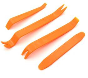 Plastikowe ściągacze do podważania elemntów tapicerki