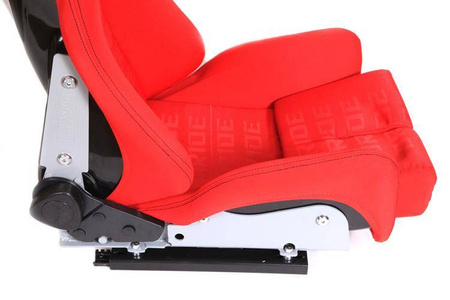 Fotel sportowy LOW MAX K608 Welur Bride Red
