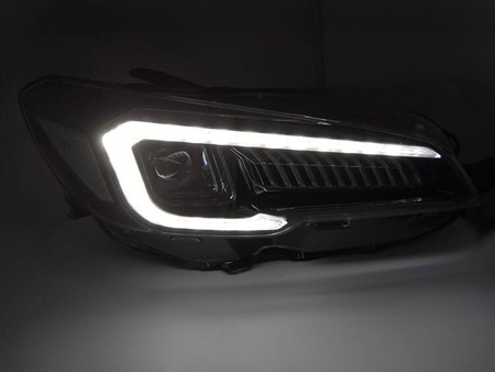 Lampy reflektory full LED black do Subaru WRX