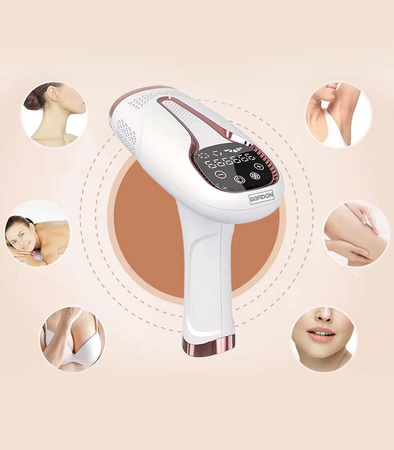 DEPILATOR LASEROWY IPL DOTYKOWY CHŁODZĄCY BEZBOLESNY GOLARKA DO USUWANIA WŁOSKÓW NÓG BIKINI CIAŁA