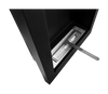 Biokominek wiszący Vertical czarny strukturalny mat