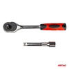 Klucz nasadowy grzechotka zestaw 11 szt 1/2" 10-24mm AMIO-02412