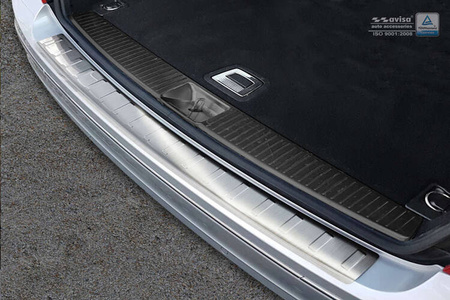 Nakładka na zderzak tylny do Mercedes W204 C Klasa Kombi (Stal)