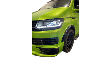Sport Front Spoiler Gloss Black VW TRANSPORTER MULTIVAN T6 2015-obecnie