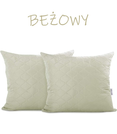 POSZEWKA DEKORACYJNA 2 SZT. 50 x 60 CM POKROWIEC NA PODUSZKĘ PIKOWANY EFEKTOWNY