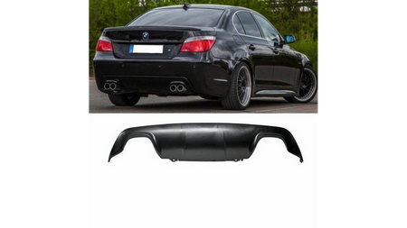 Tylny dyfuzor Matt Black  BMW 5 (E60) Sedan (E61) Touring 2001-2010