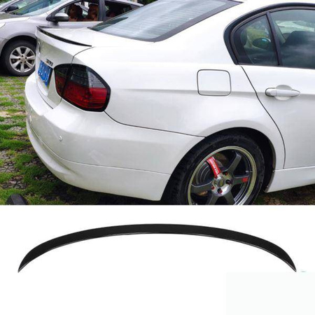 SPOILER NA KLAPĘ BMW E90 05-11 ABS GLOSSY BLACK M3