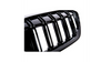 Grill sportowy podwójne żeberka Gloss Black  BMW 3 (G20) Sedan (G21) Touring przed liftem 2019-2022