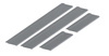 Progi One Line Honda  Civic VIII Sedan 4 2006-2011 - Mat