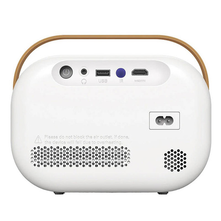 Rzutnik / Mini Projektor Blitzwolf BW-V2 LED 1080P Full HD WiFi Bluetooth Android (biały)
